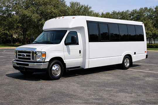 18-passenger minibus available for charter in Canton, MS